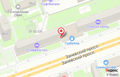Супермаркет Дикси в Красногвардейском районе на карте