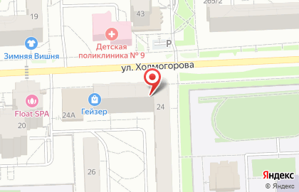 Аптека Планета Здоровья на улице Холмогорова, 24 на карте