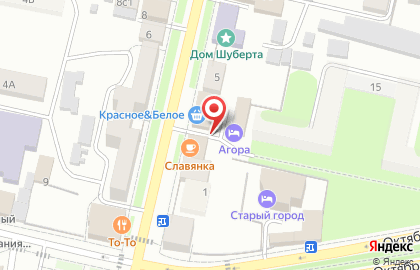Гостиница Agora на карте