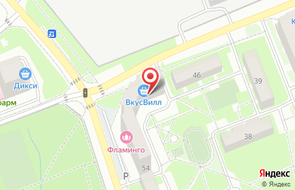 Супермаркет здорового питания ВкусВилл в поселке Щапово на карте
