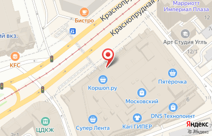 Торговая компания Аист в Красносельском районе на карте