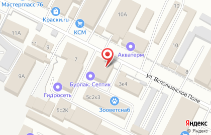 Производственно-строительная компания Союз в Кировском районе на карте