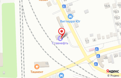 Ставнефть на Вокзальной улице на карте