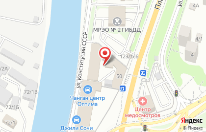 Компания Банк Услуг на улице Конституции СССР на карте