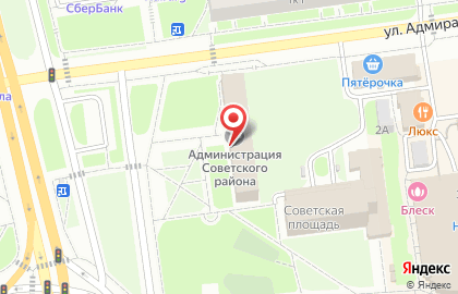 Банкомат СберБанк на Советской площади, 1 на карте
