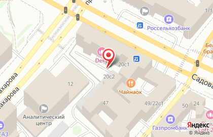 ЗАО Профтехкомпани на Садовой-Спасской улице на карте