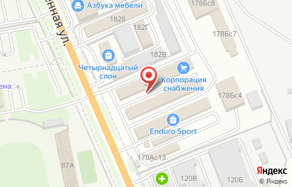 Магазин автошин Шины Оптима на Краснознамённой улице на карте