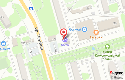 Мини-отель Амто в Петропавловске-Камчатском на карте