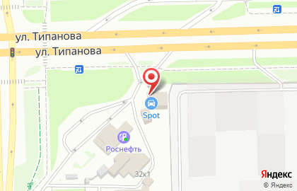 Шиномонтажная мастерская JS-Shina на ул.Типанова на карте