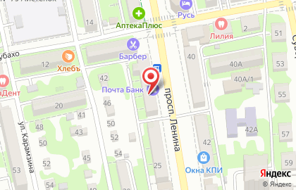 Специализированный магазин Элемент на проспекте Ленина на карте
