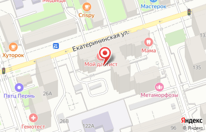 Агентство недвижимости РОСТ на Екатерининской улице на карте