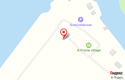 Алексеевская на Озёрной улице на карте