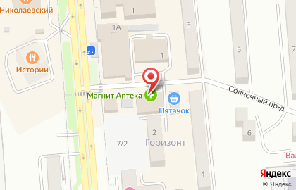 Банкомат Ставропольпромстройбанк в Солнечном проезде на карте