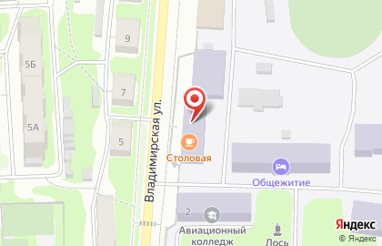 Столовая Егорьевский авиационный технический колледж им. Чкалова В.П. на карте