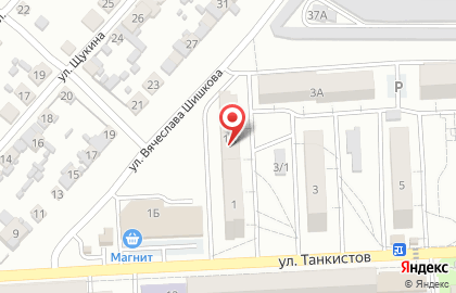 Реклама в подъездах от РА Арт-Лифт на улице Танкистов на карте