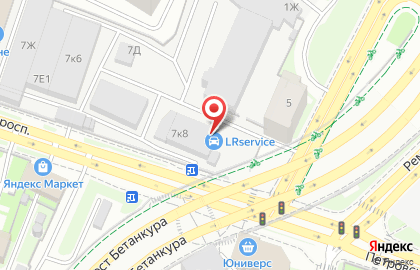 Автосервис LRserviceSPB в Петроградском районе на карте
