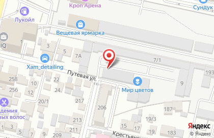 Оптовая фирма Кубанькомплект в Центральном районе на карте