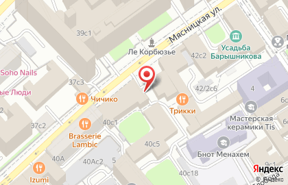 Туристическая компания Инфофлот Москва на Мясницкой улице на карте