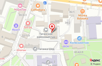 Транспортная компания Росдортранс на Таганской улице на карте