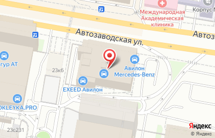 Компания Avilon ​на Автозаводской на карте