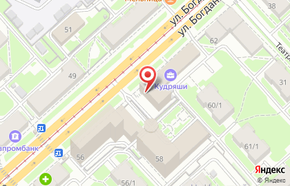 Торговая компания ПромСтройКомплект на улице Богдана Хмельницкого на карте