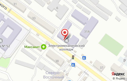 Воронежский электромеханический колледж на карте