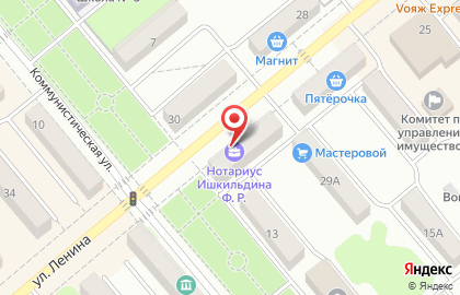 Агентство недвижимости Приоритет на улице Ленина на карте