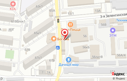 Магазин цветов в Астрахани на карте