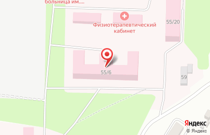 Калужская областная психиатрическая больница им. А.Е. Лифшица на улице Маяковского, 55 к 7 на карте