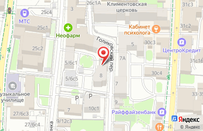 Хостел Boxhostels в Голиковском переулке на карте