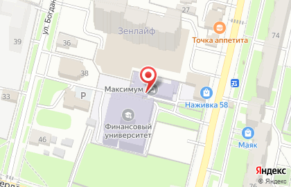 Частная школа Максимум в Первомайском районе на карте