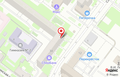 Отделение банка Сбербанк России на Совнаркомовской улице на карте