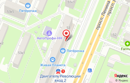 Грот на проспекте Ленина на карте