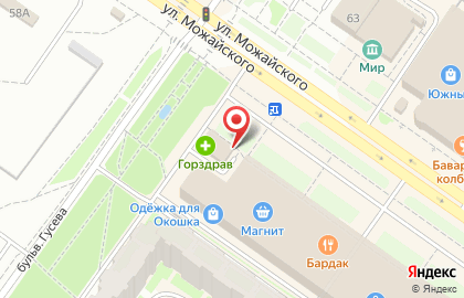 Киоск по продаже фастфудной продукции Шаварма на улице Можайского на карте