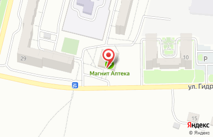 Супермаркет Магнит у дома в Тракторозаводском районе на карте