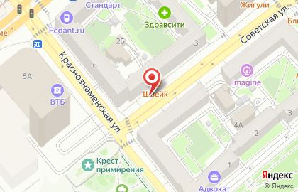 Диалог на Советской улице на карте