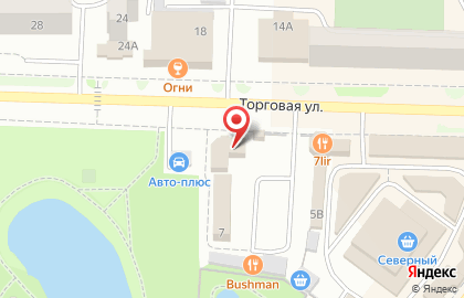 Автошкола Попутчик на Торговой улице на карте