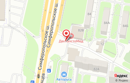 Киоск по продаже печатной продукции, г. Подольск на проспекте Юных Ленинцев на карте