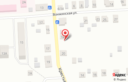 EХ на Крестьянской улице на карте