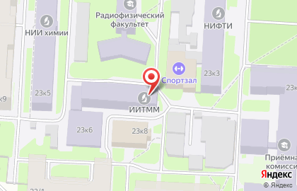Унивеситет ННГУ имени Н.И. Лобачевского на проспекте Гагарина, 23 к 6 на карте
