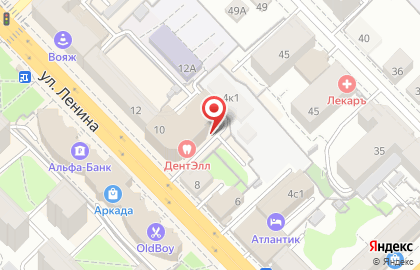 Ретро FM, FM 105.4 на улице Ленина на карте