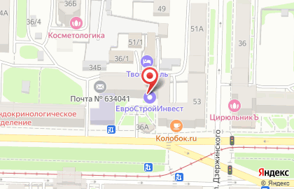 ОАО Сибирский энергетический научно-технический центр на карте