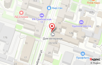 Дом ветеранов в Санкт-Петербурге на карте