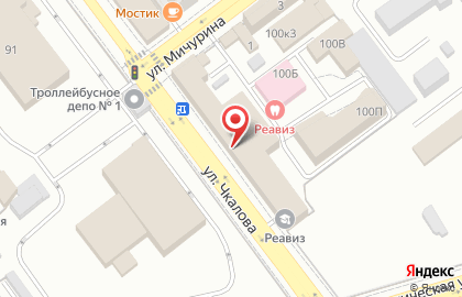 Салон дверей Волховец на улице Чкалова на карте