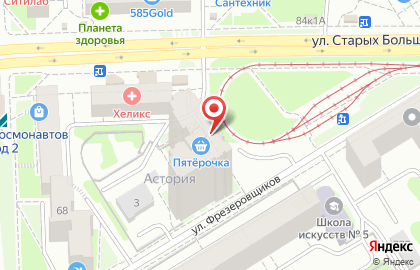 Пивоварня ПО бар-маркет в Орджоникидзевском районе на карте