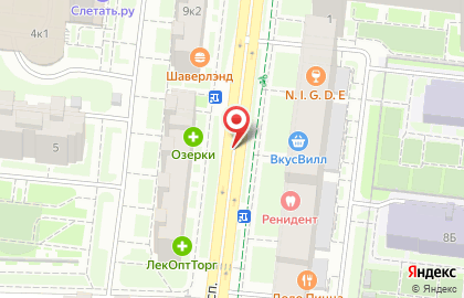Автошкола Джи-С на Улице Дыбенко на карте