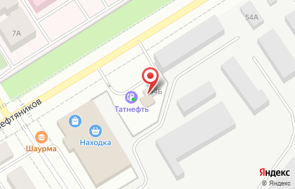 Автоцентр Татнефть-АЗС Центр на проспекте Нефтяников, 52 в Елабуге на карте