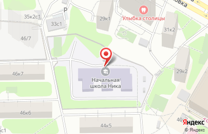 Школа Ника в Москве на карте