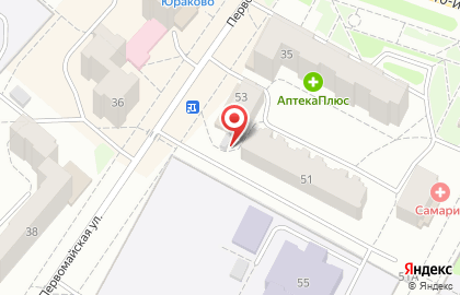 Дежавю на Первомайской улице на карте