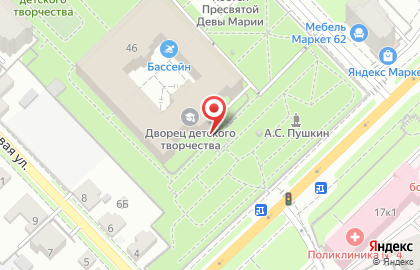 СДЮСШОР Антей на улице Есенина на карте
